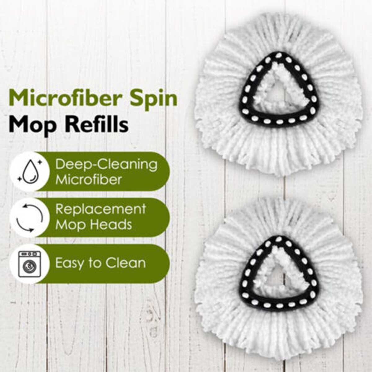 Replacement Mop HEAD For O-Cedar Spin Mop Easy Clean Wring+Brush+mop base
