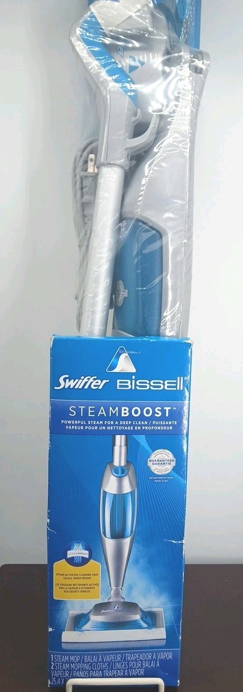 Swiffer Bissell Steamboost Steam Mop 6639 Floor Kit Deep Clean Tile Laminate NEW