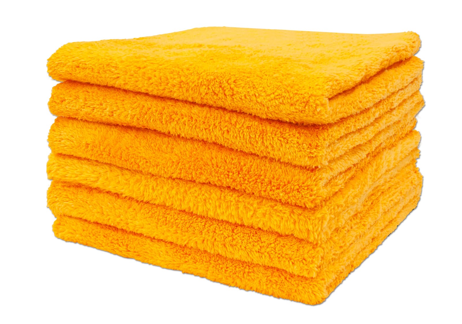 Extra Absorbent Ultra Plush 500GSM Edgeless Microfiber Towels 16×16 Inch 6-