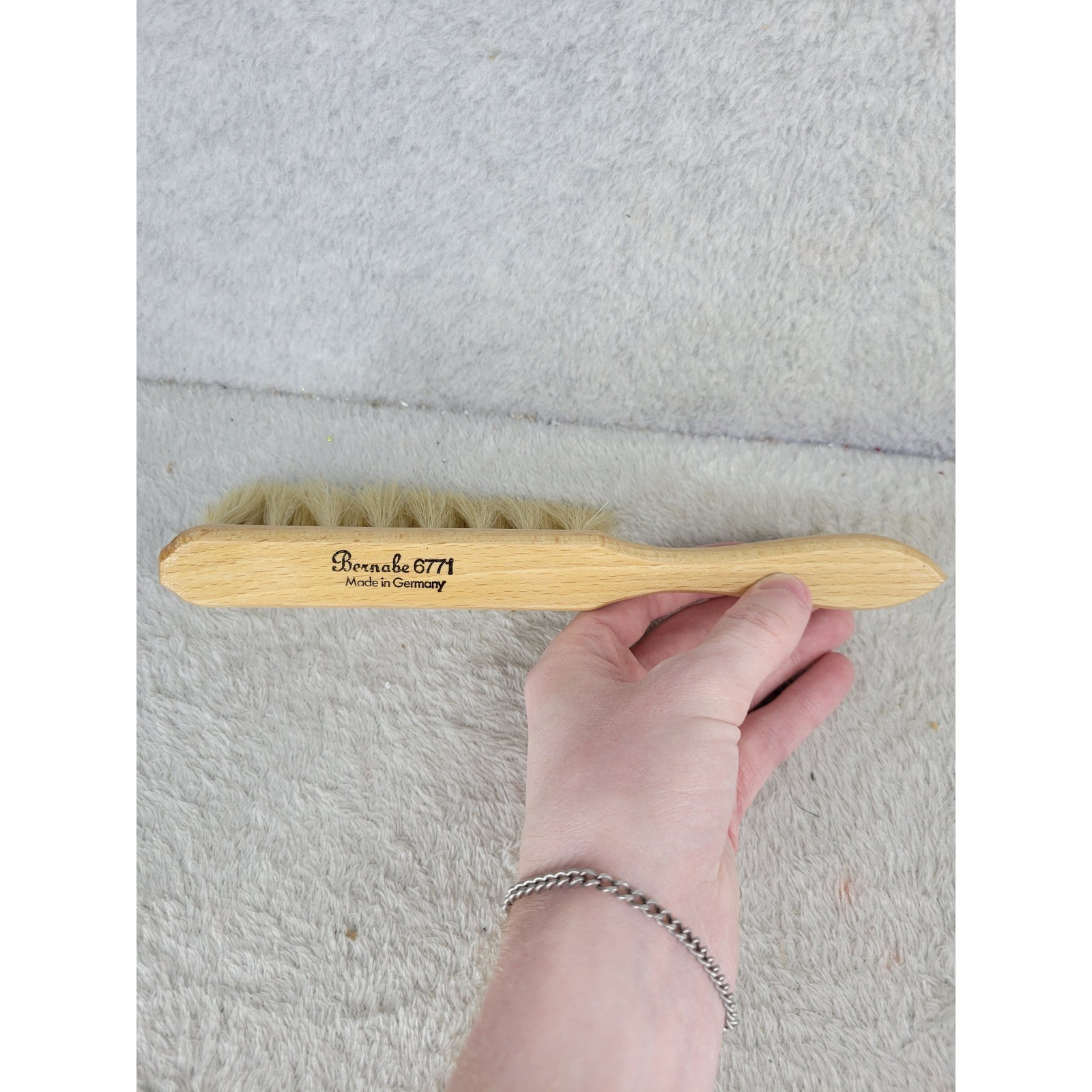 Bernabe 6771 Brush Made in Germany Wood Handle Bristle Soft Cleaning Tool