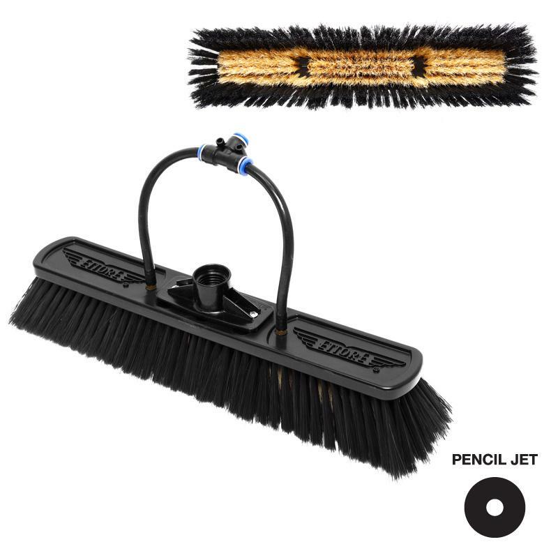 Ettore Aquaclean Nylon & Boar’s Hair Water Fed Pole Brush For Window Cleaning
