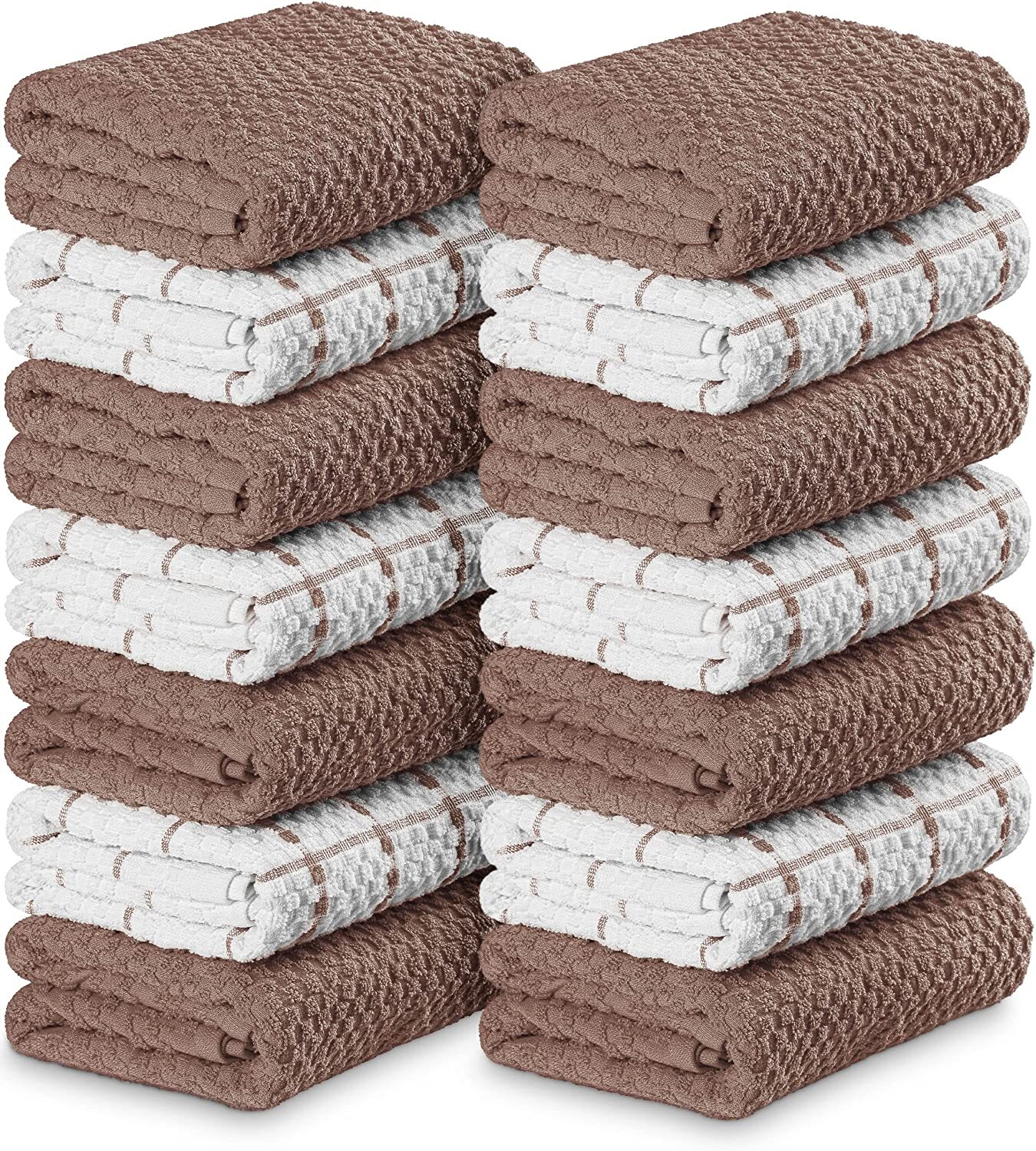 Pack Kitchen Towel Dish Cloth Super Absorbent Tea Towels 15×25″ Utopia Towels