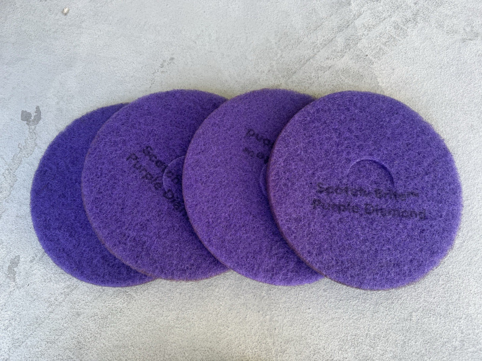 Scotch Brite 13″ Purple Diamond Floor Pad Plus 4-Pack 08741 XE-0060-0183-0