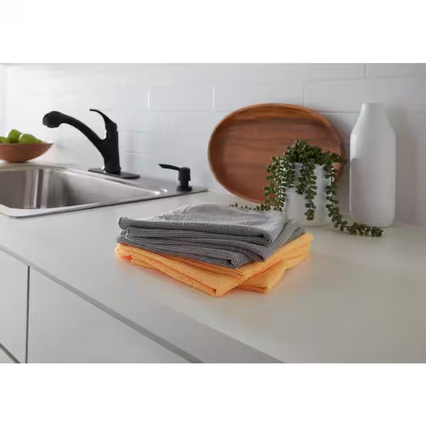 16 in. x 16 in. Multi Purpose Microfiber Towel (48 Pack)