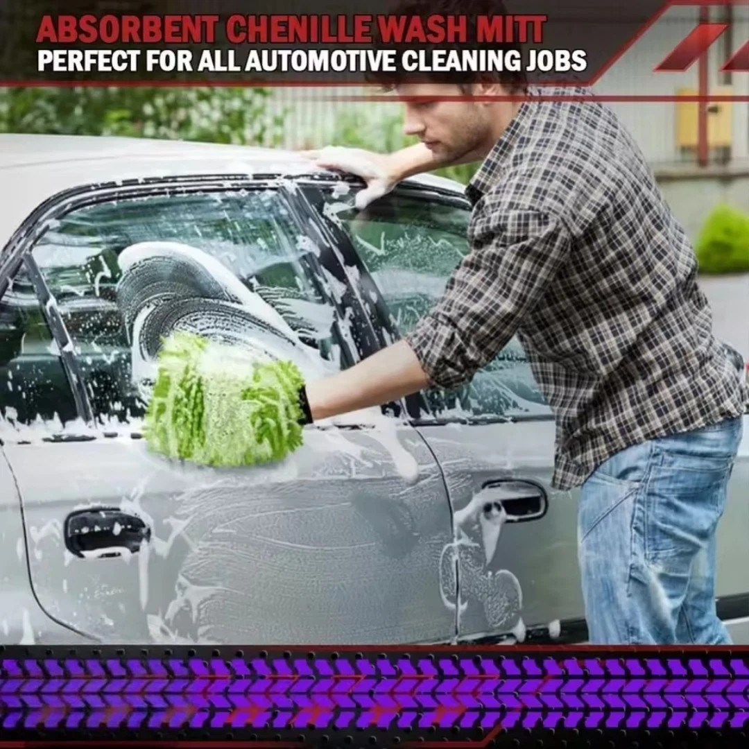 Car cleaning microfiber, 1-piece set scratch free and lint fr