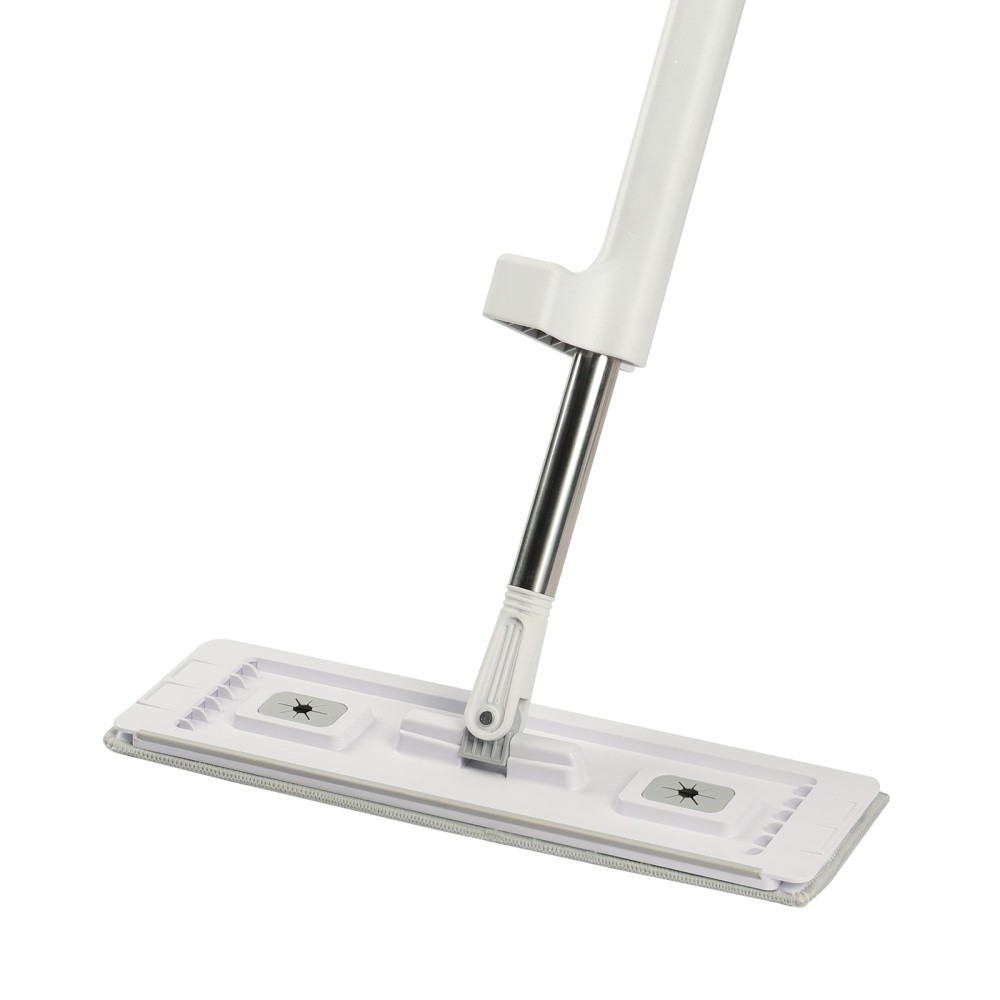 Flat Mop, Self Wringing, Microfiber Floor Cleaner with 4 Reusable Washable Pads