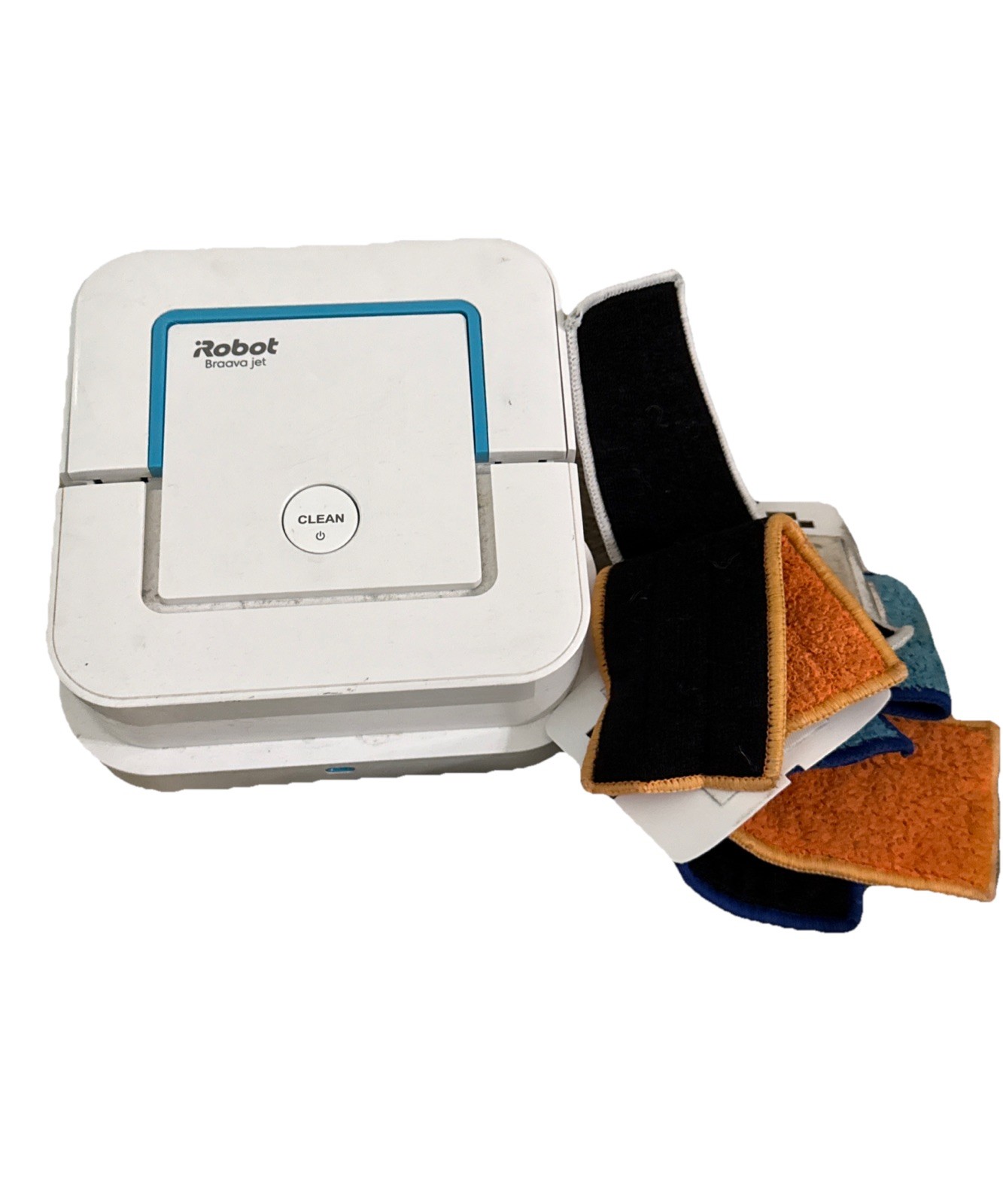 iRobot Braava Jet 240 Mopping Robot – Charger, Box, Pads – TESTED Working