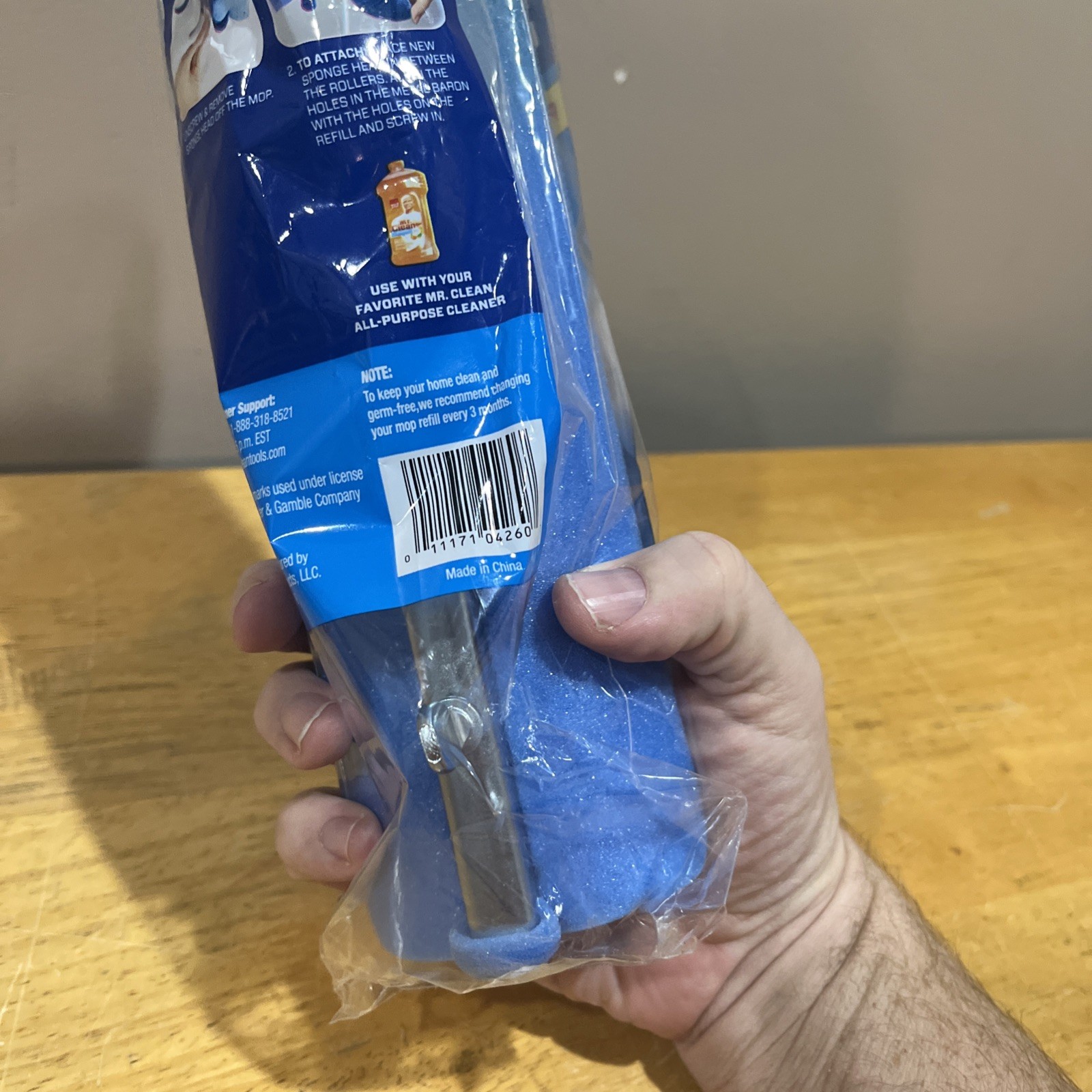 Mr. Clean ROLLER Mop Refill Durable Sponge Head
