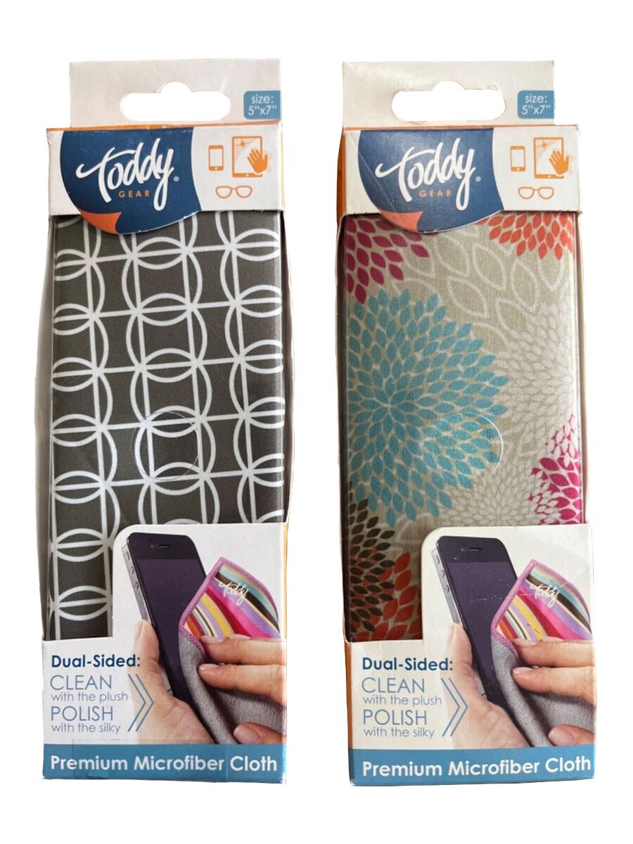 Toddy Gear Cloth Premium Microfiber Smart iPad & Touch Screen Cleaning 5″x7″ Lot
