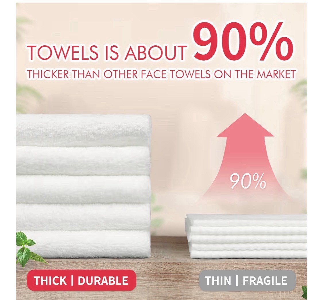 Soowash Microfiber Face Towel 20 Pack X 6 (120 Total ) Reusable Soft Facial