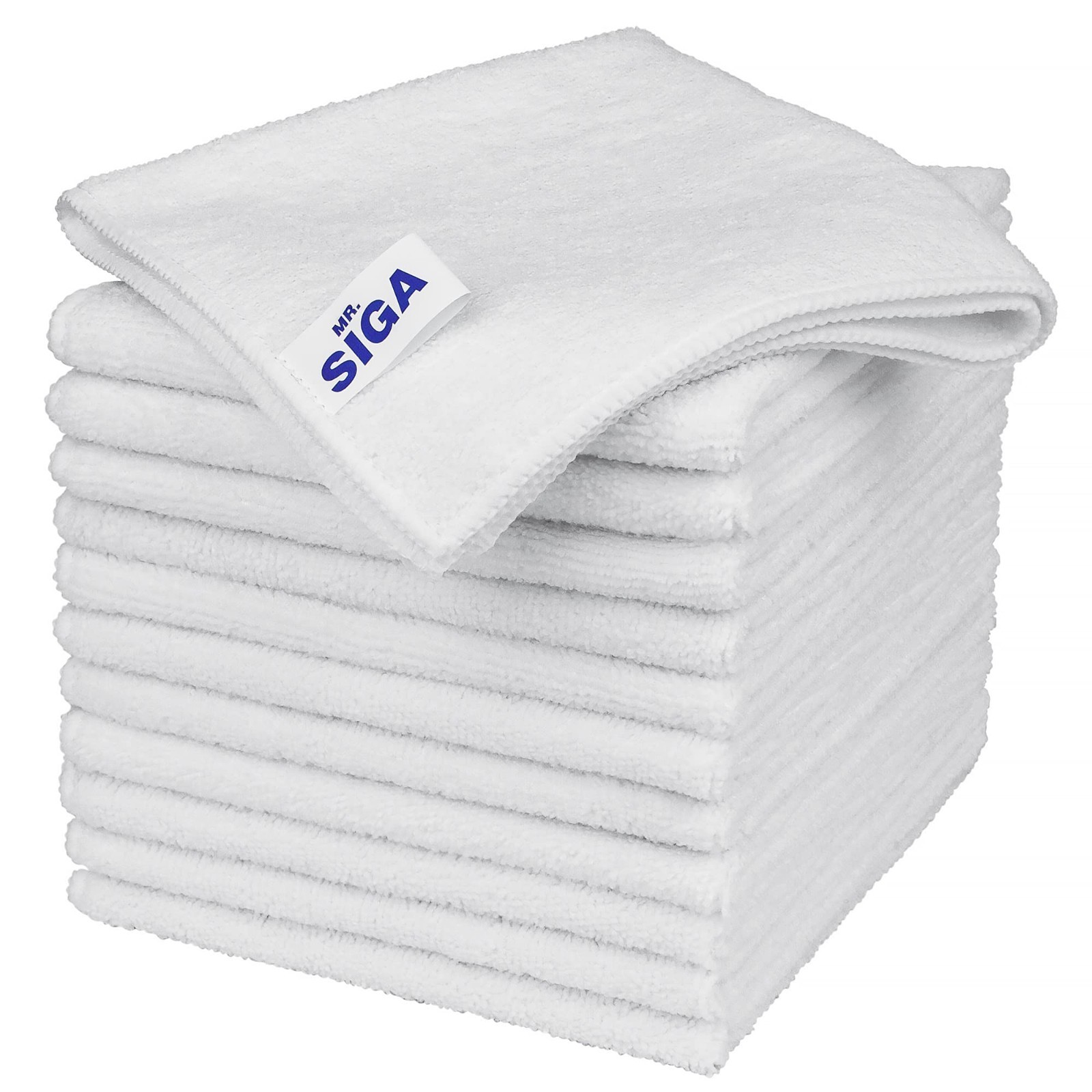 All-Purpose Microfiber Cleaning Cloths – Streak-Free Towels, Pack of 12, 32×32 c