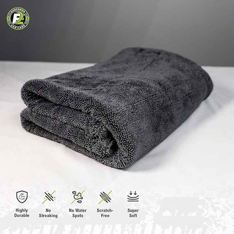 Mega Car Drying Towel – Holds up to 9 Lbs, No Streaks, Scratches, or Water Spots