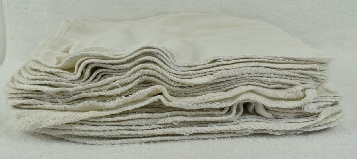 SIMPLI-MAGIC Premium Shop Towels / 14”x12” / White / 50 Count