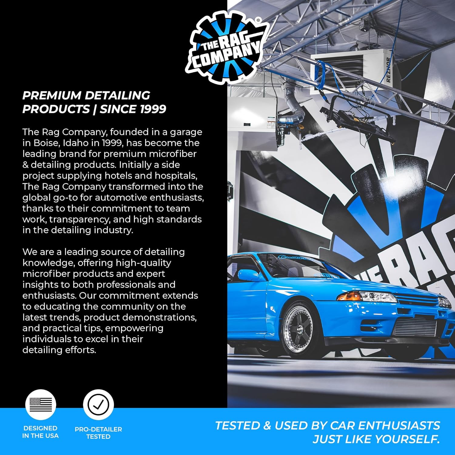 The Rag Company – The Eaglet 500 – Professional Korean 70/30 Blend; Super Plush