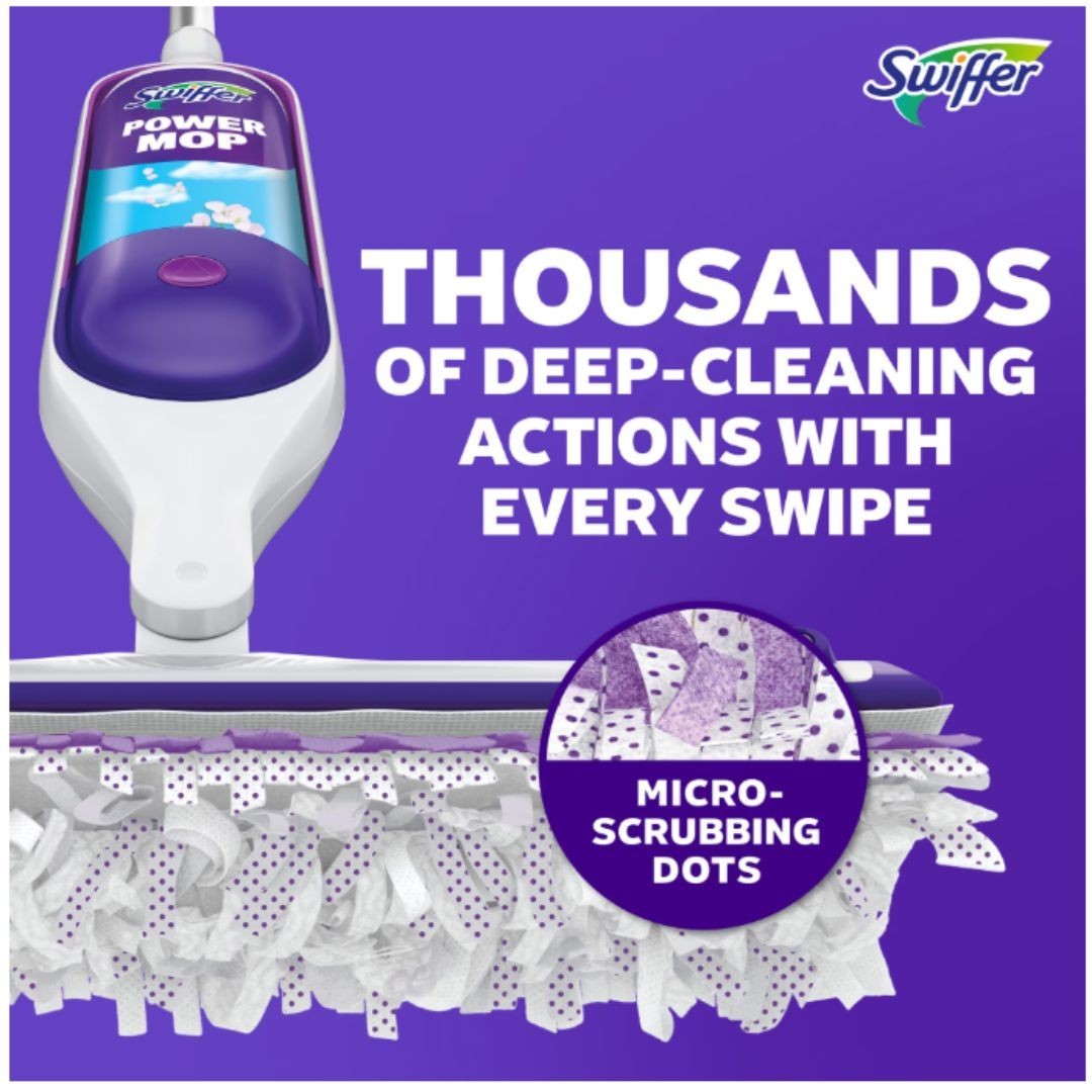 Swiffer Power Mop, Floor Cleaner, Tile, Vinyl, Laminate, Wood, Floor Cleaner, Cl