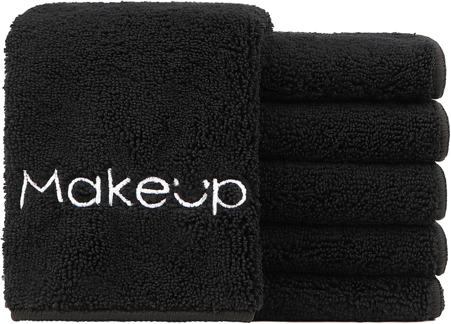 Makeup Remover Cloth 6 Pack,Premium Washable Soft 13×13 Inch Facial Cleansing