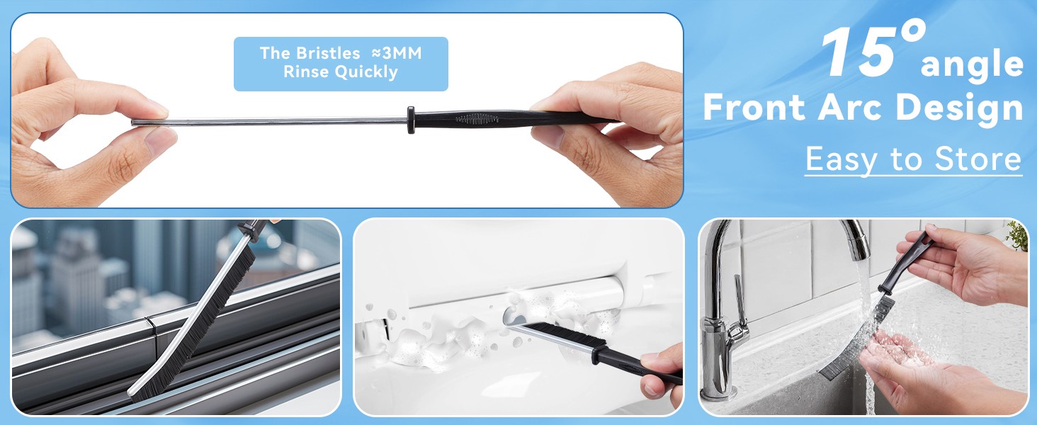 13PCS Crevice Cleaning Brush Set,Multifunctional Cleaning Brush Tools,Hard