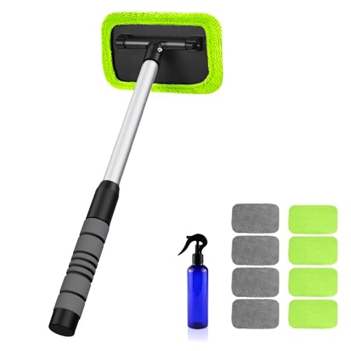 XINDELL Windshield Cleaner Tool – Car Window Cleaning Tool 17in Green