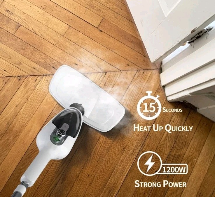 Sandoo 13 in 1 Steam Mop For Hardwood Cleaning Multipurpose, Steamer, 20ft Cord
