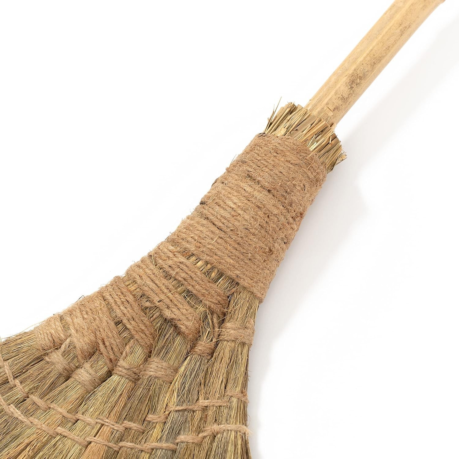 Heavy-Duty 57-Inch Bamboo Handcrafted Broom – Perfect for Indoor & Outdoor Use