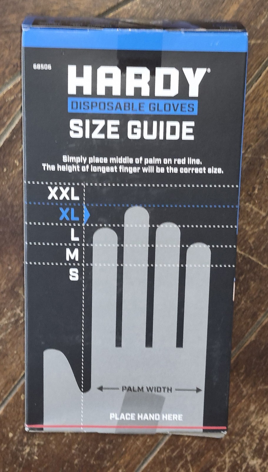 Hardy BLUE Heavy Duty XLARGE Nitrile Disposable Gloves ~50 Gloves Per Box~ 7 MIL