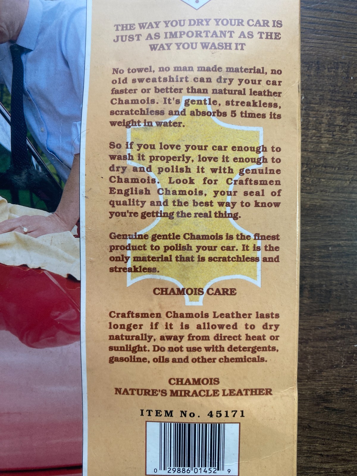 Craftsmen Genuine English Chamois 5.5 Sq. Ft. – Sealed