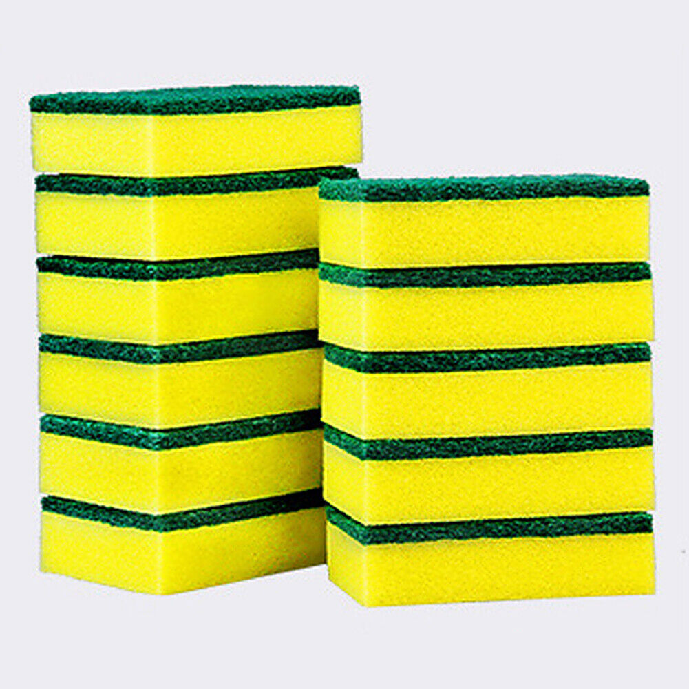 12 Packs Heavy Duty Scrub Sponges Washing Dishes Cleaning Kitchen Dish Sponge