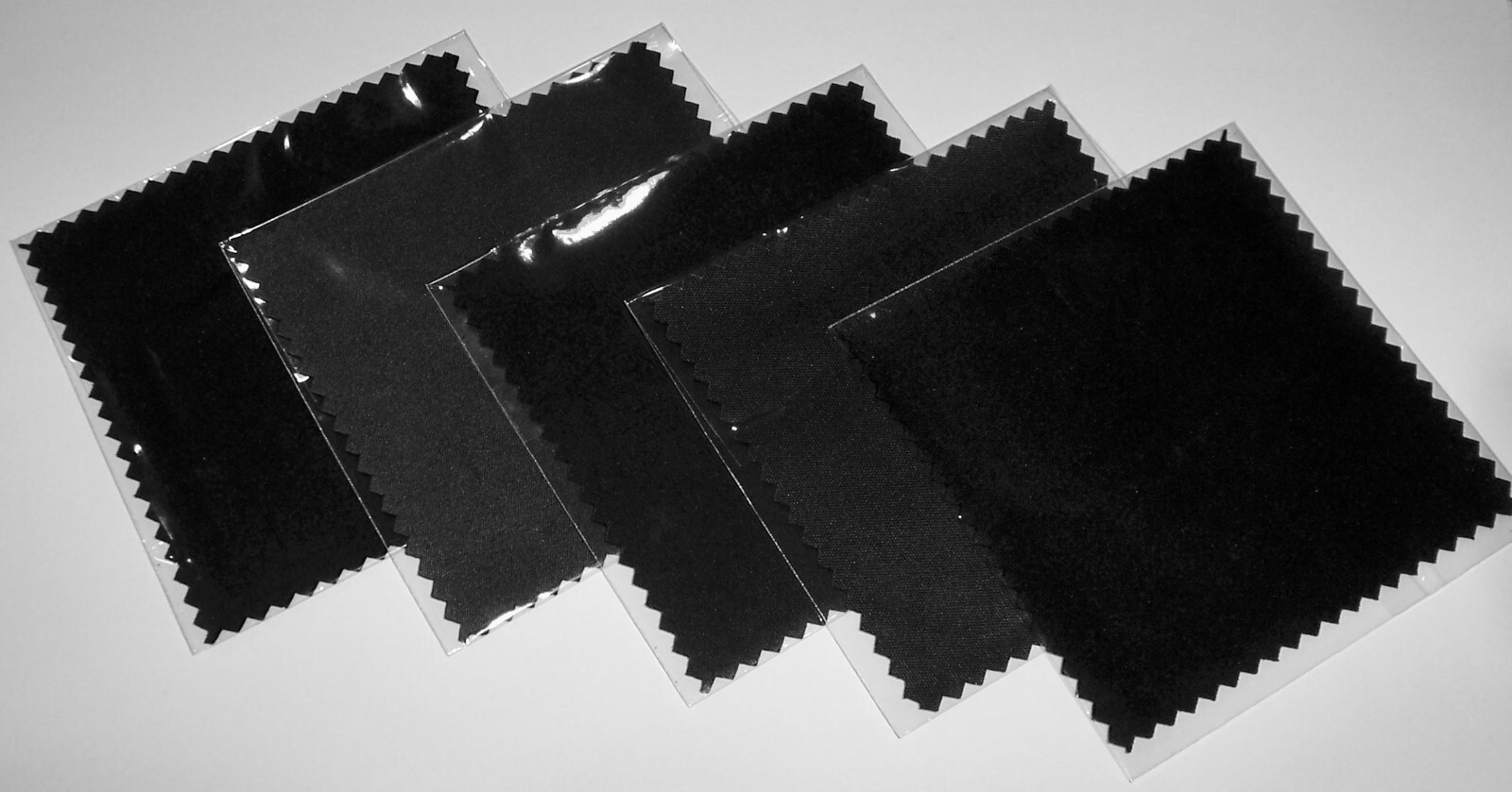 Lot of 10 Microfiber Cleaning Cloth Black Lens TV Glass Individually Wrapped!