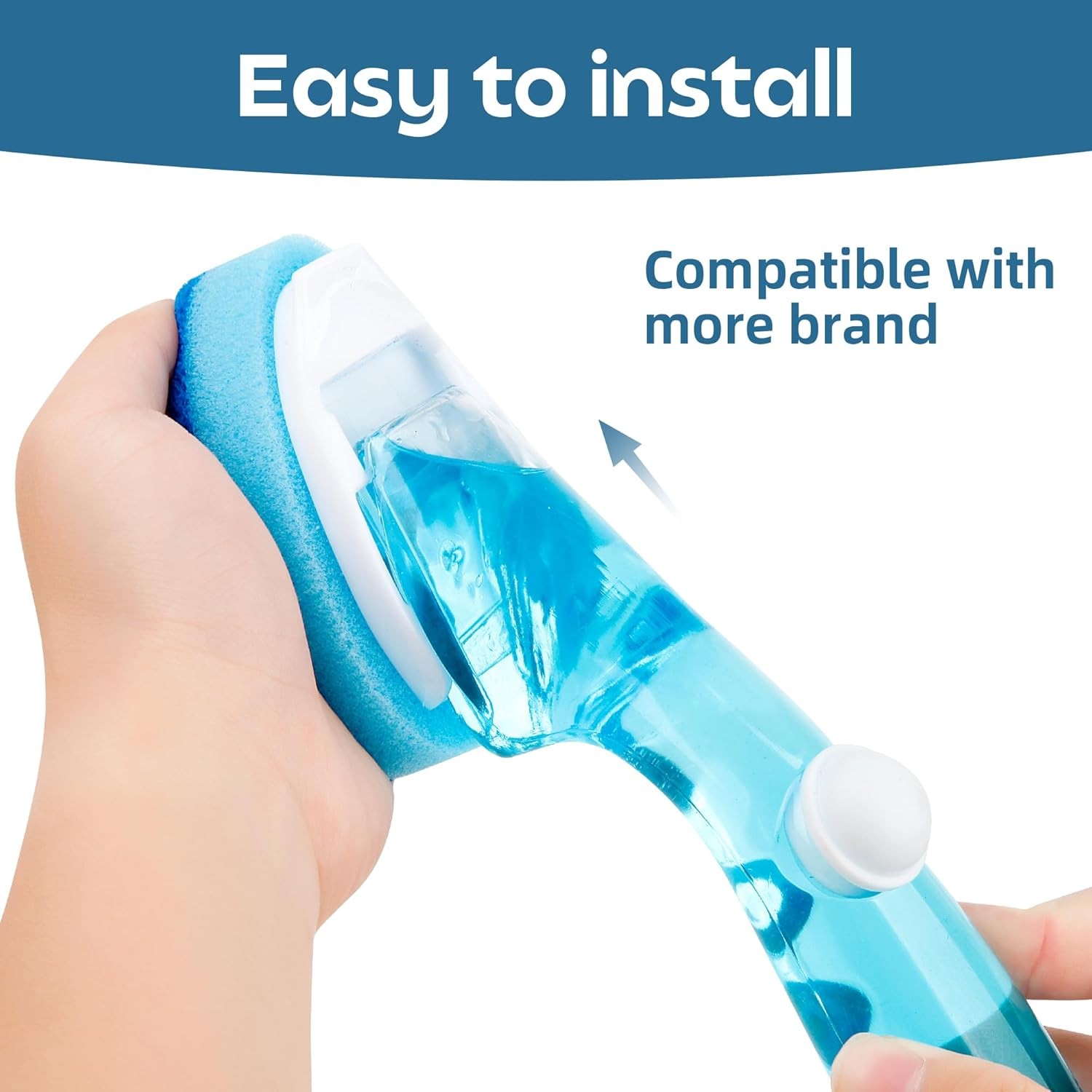 Non-Scratch DishWand Sponge Refills, Non Scratch Dish wand Replacement Heads,