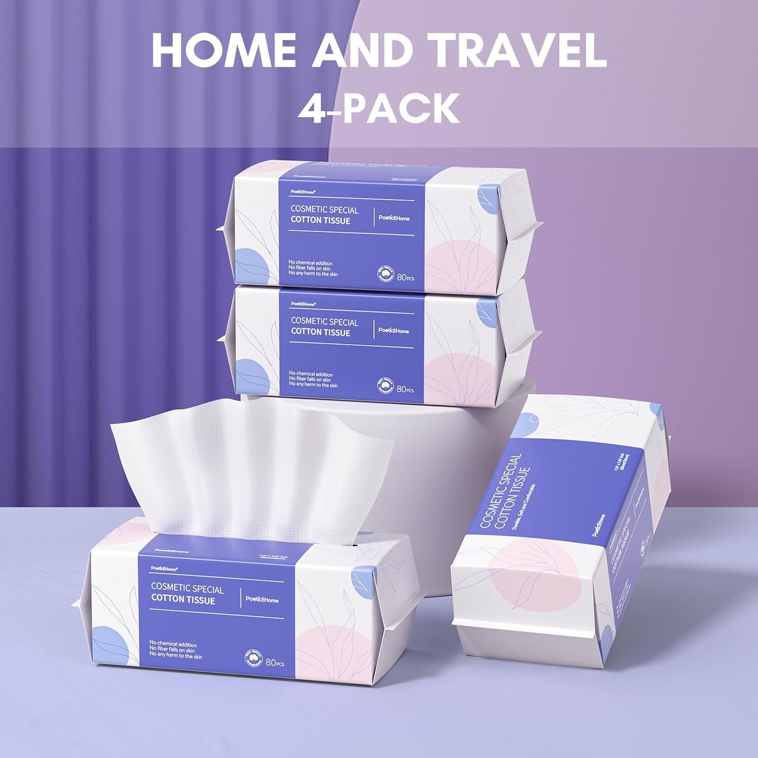 Disposable Face Towel | Thick & Absorbent | Clean Face Tissue Biodegradable |