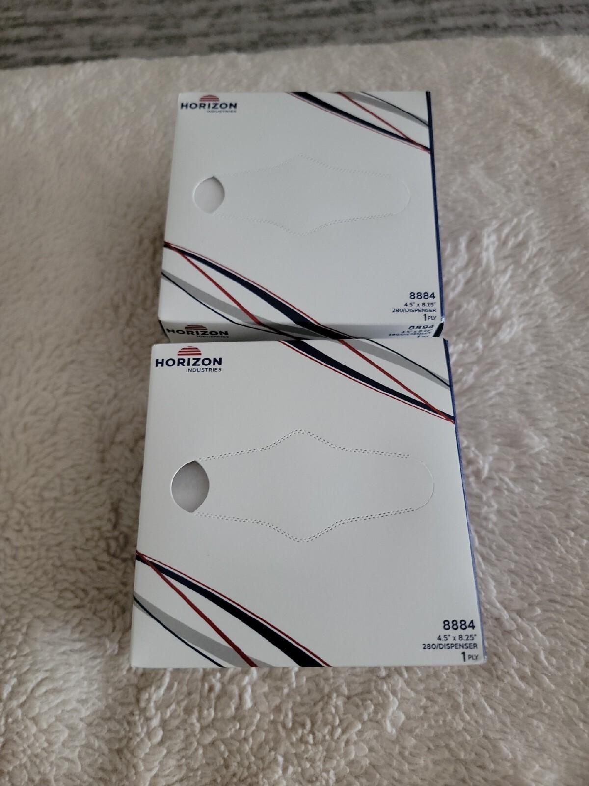 (2) Horizon TechLites Dry Wipe 8884, Delicate Task Tissue, 8-1/4″ x 4-1/2″