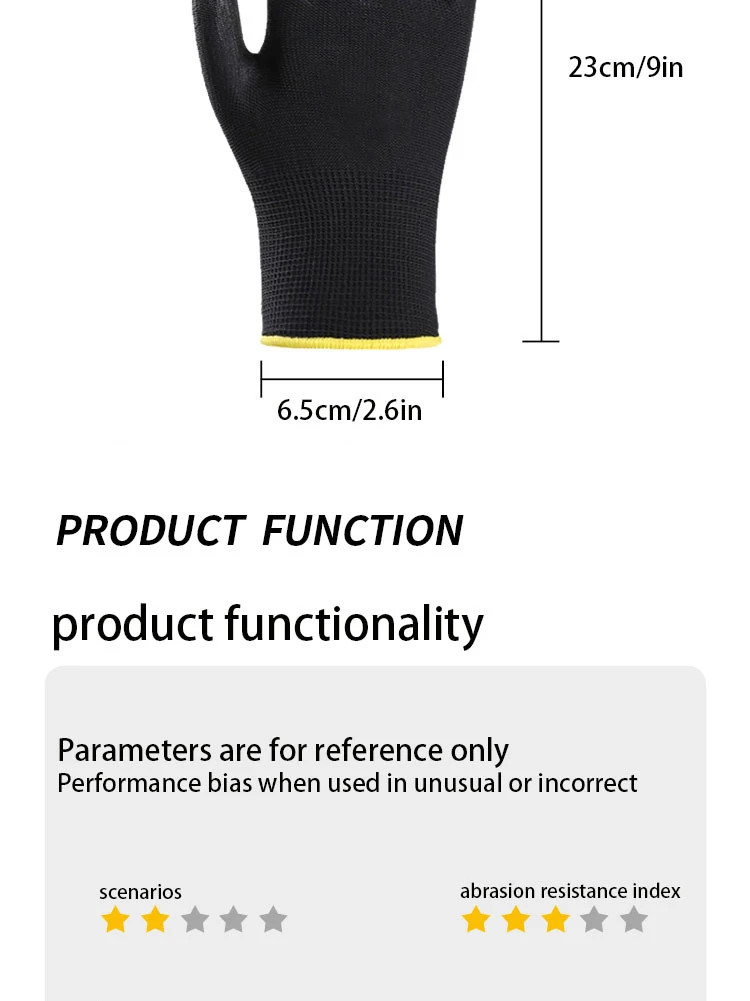 Electric Shock Safety Gloves Anti Static Insulation Electrician Work 3PCS Glove