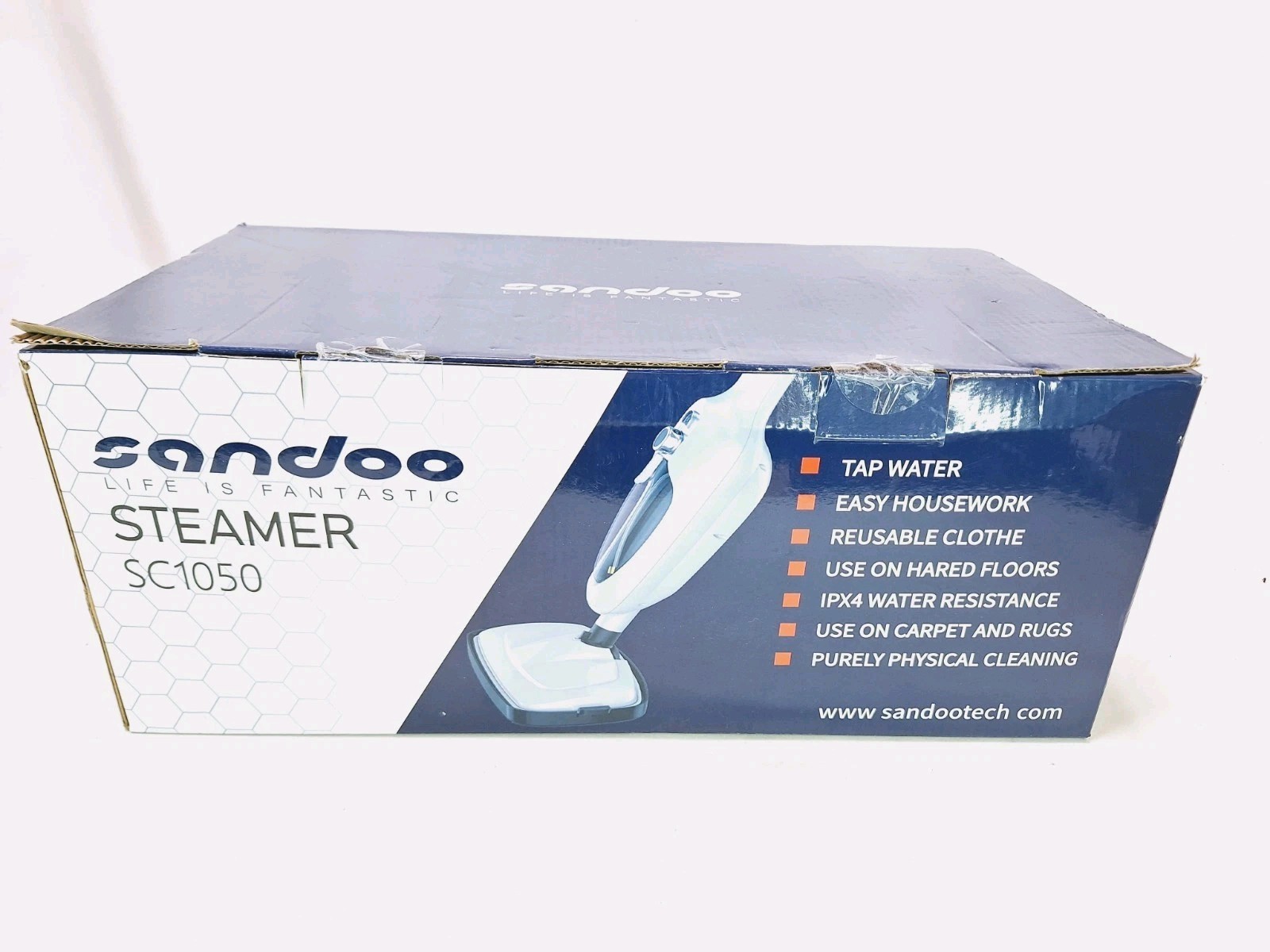 Sandoo 13 in 1 Steam Mop For Hardwood Cleaning Multipurpose, Steamer, 20ft Cord