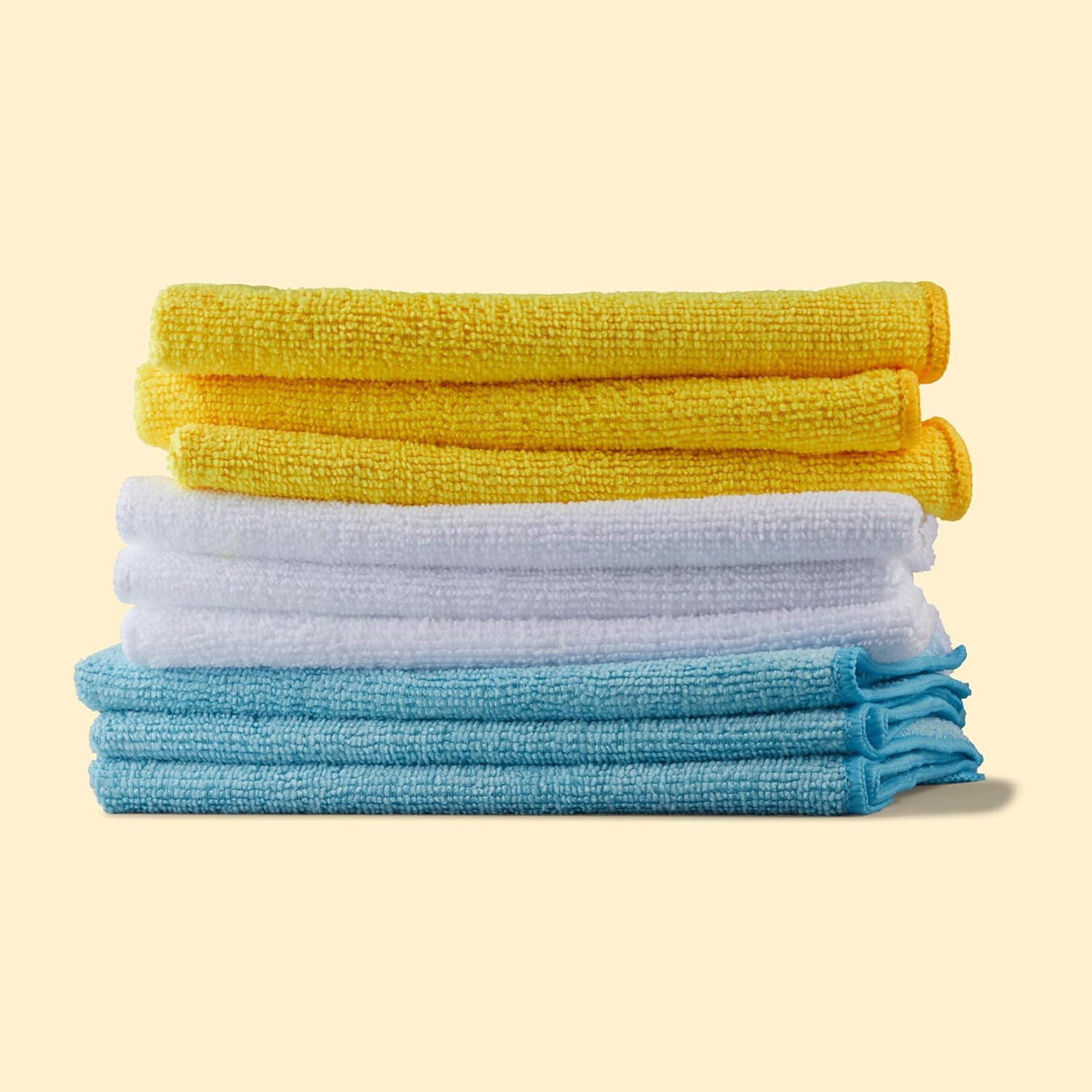 Microfiber Cleaning Cloths, Ultra Absorbent, Lint Free, Streak Free, Non-Abrasiv
