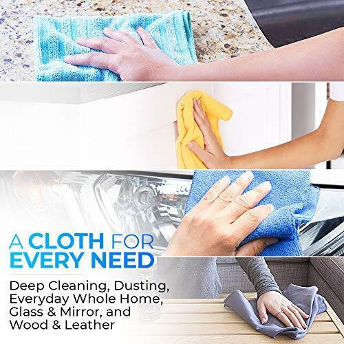 Fuller Brush Shine Bright Window Mirror Glass Microfiber Cleaning Cloths Large