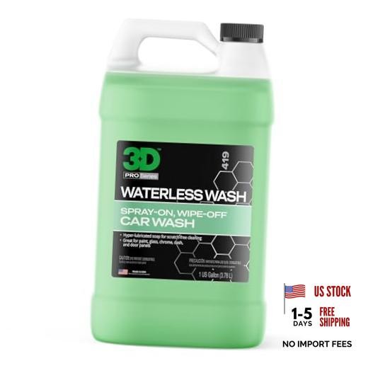 Waterless Car Wash – Easy Spray Waterless Detailing 128 Fl Oz (Pack of 1)
