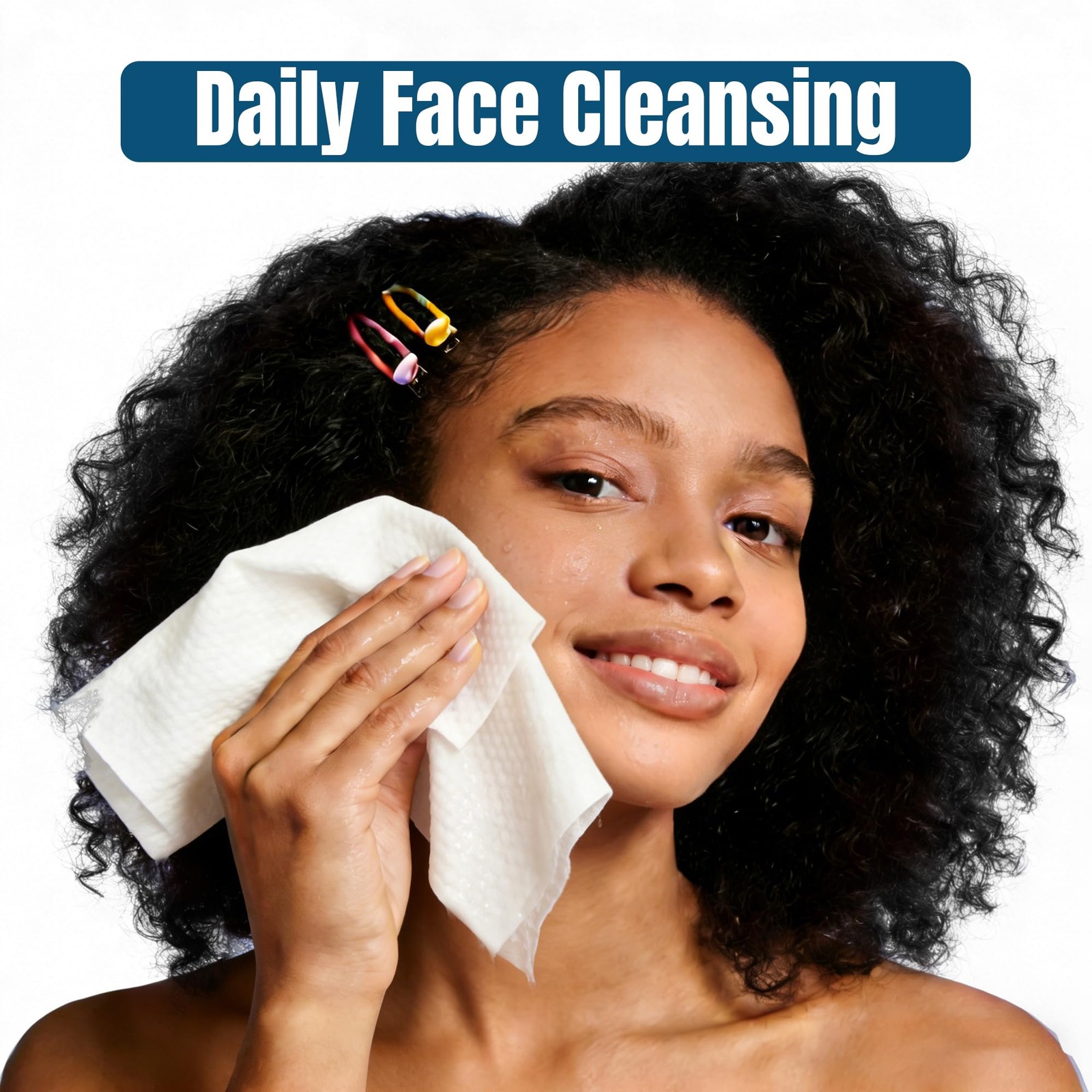 Ourmed Life Face Towels, Disposable Biodegradable Facial 50 Count (Pack of 1)