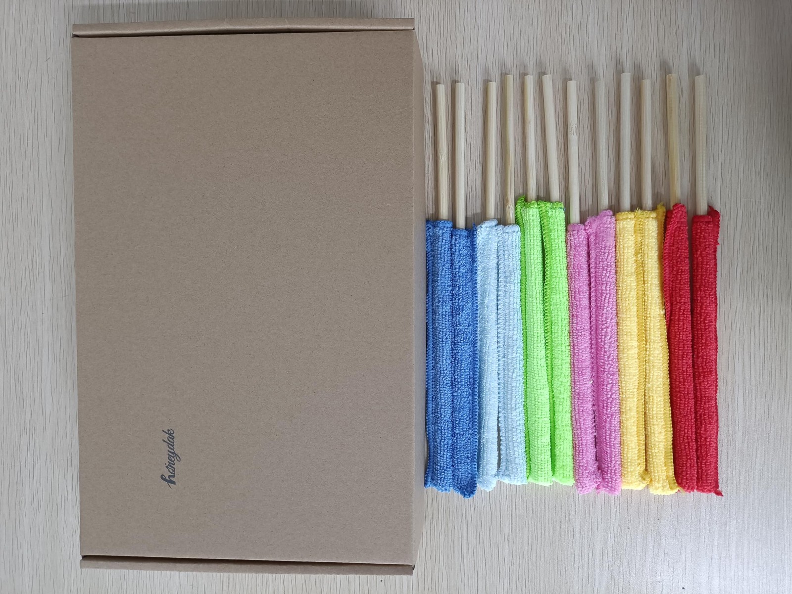 Honeydak 12 Pieces as pictures show, Blue, Red, Green, Yellow, Pink, White