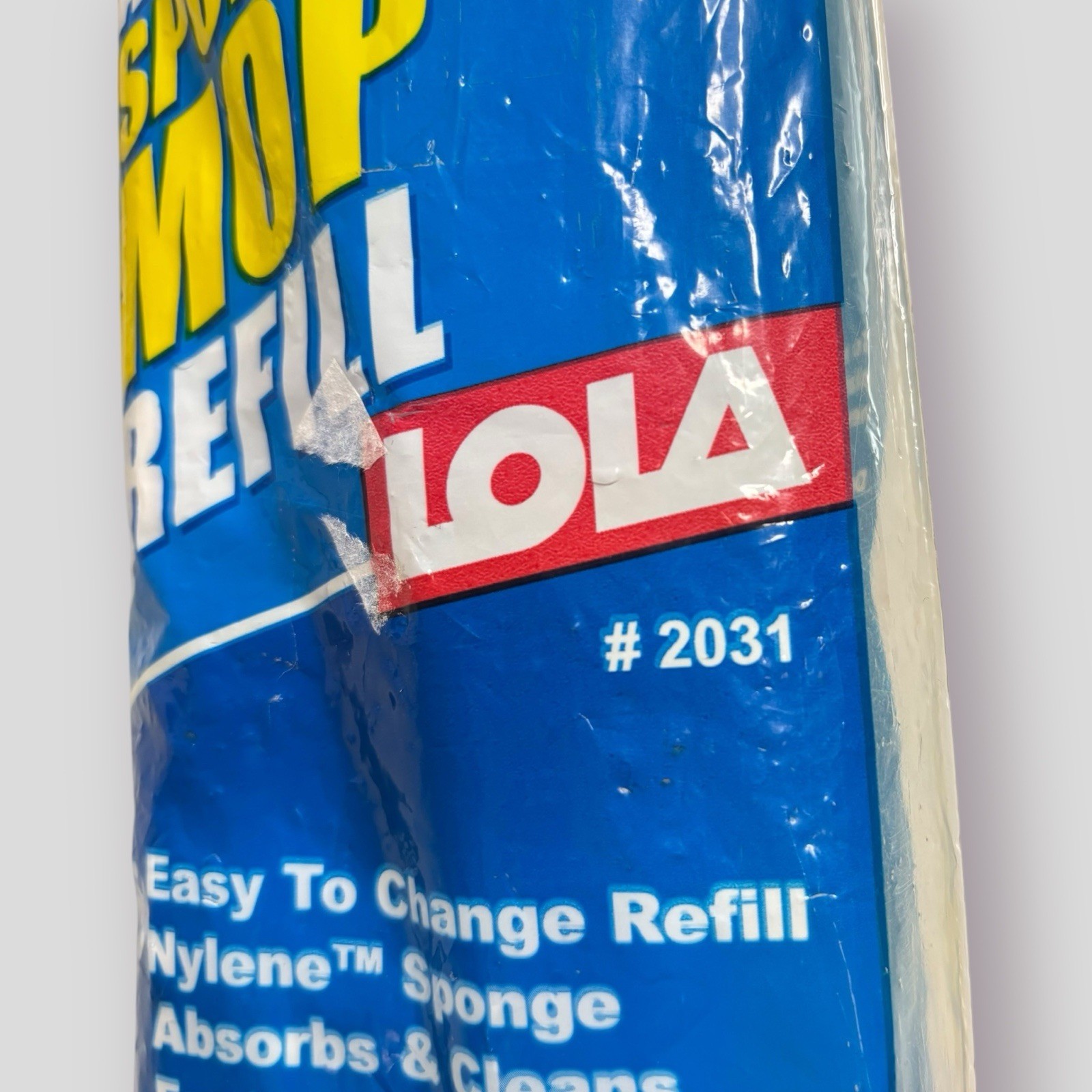 LOLA Automatic Sponge Mop Refill Super Absorbent Head #2031 NOS