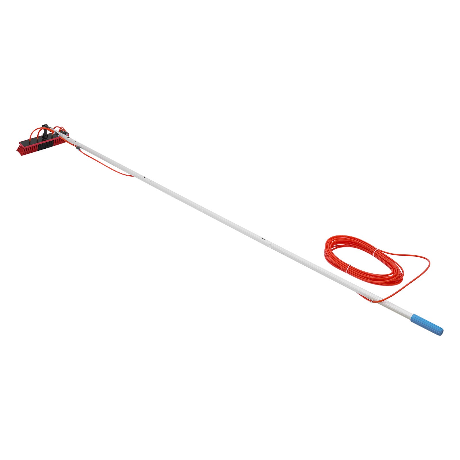 Long Reach Solar Panel Cleaning Brush Kit, Window Cleaning Water-Fed Rod Kit, 3m