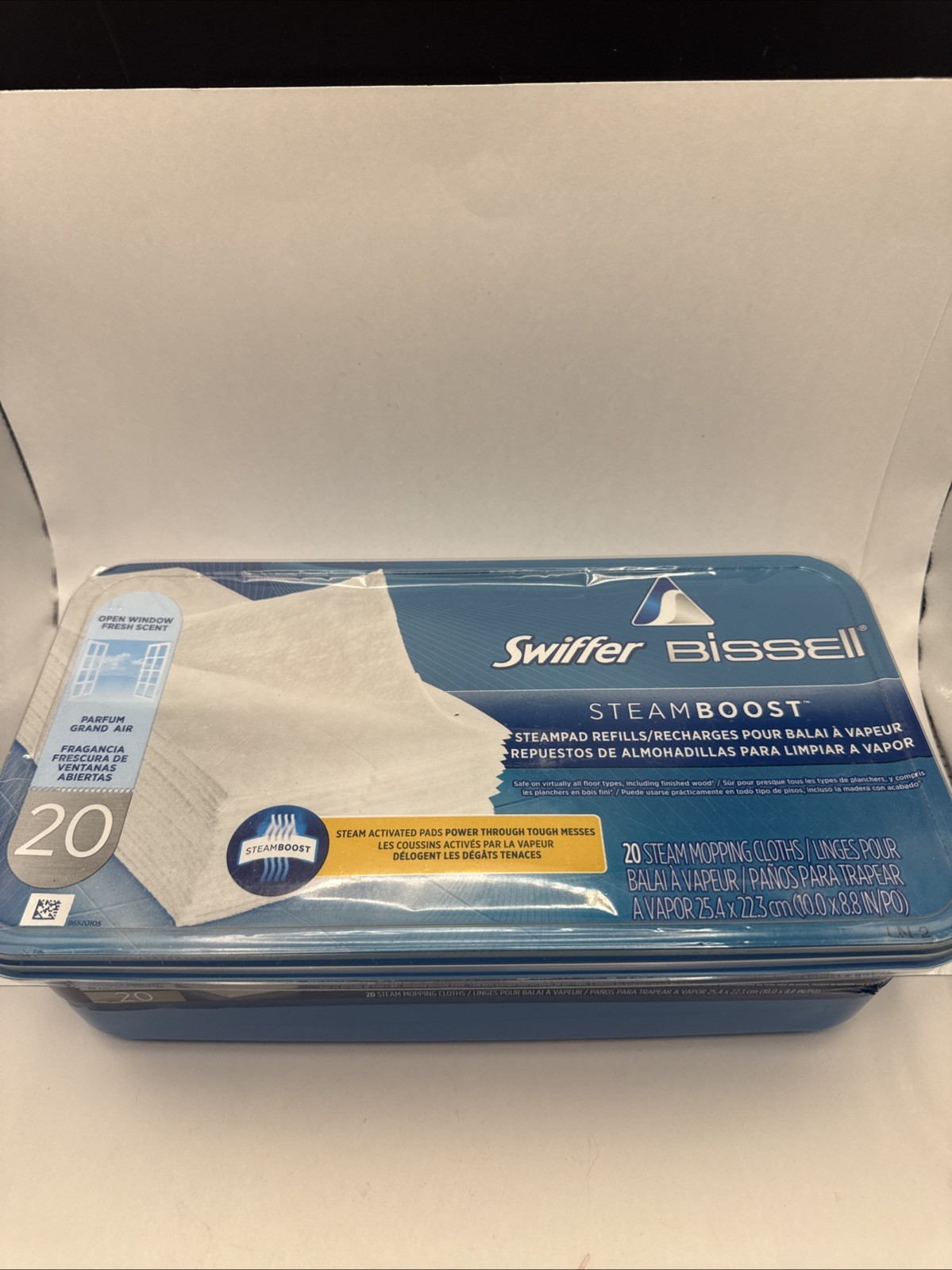 Swiffer Bissell Steam Boost Steampad Refills Open Window Fresh Scent 20ct NEW