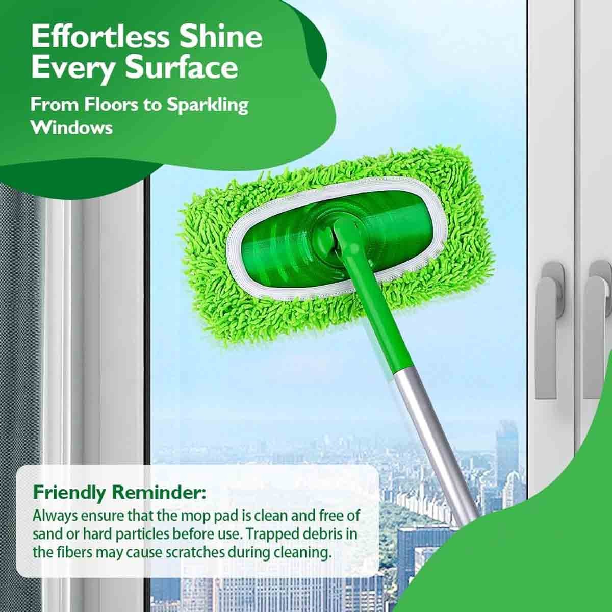 8 Pack Reusable Chenille Mop Refill Pads Fit Standard Swiffer Sweeper New