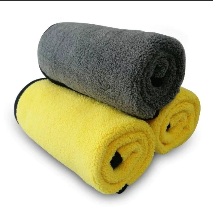 3× Microfiber Cleaning Cloth Towel Car Care Wash Towel Daily Washing Detailing