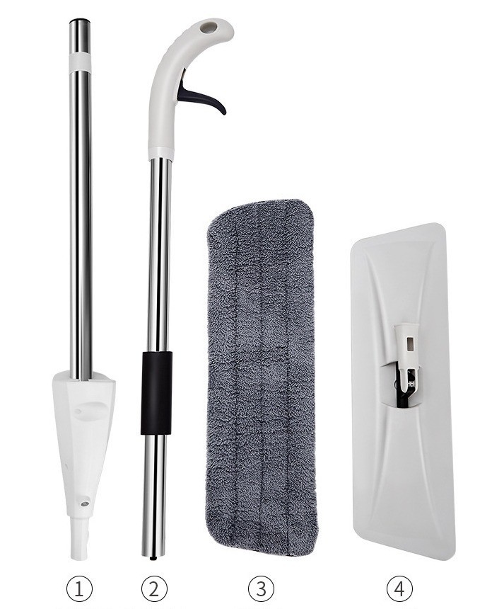 Spray Mop for Floor Cleaning with 1 Washable Pads, Wet Dry Microfiber Mop