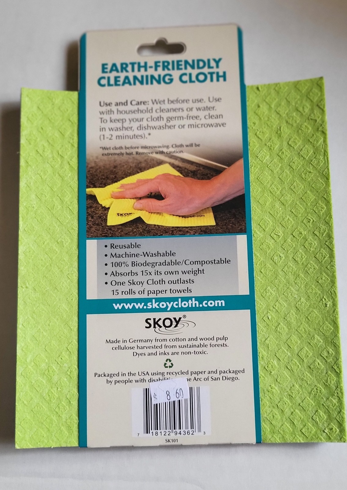 Lot of 5 Packs Skoy Reusable Sponge Cloths 4 in a pack Swedish Cloth 20 Clothes