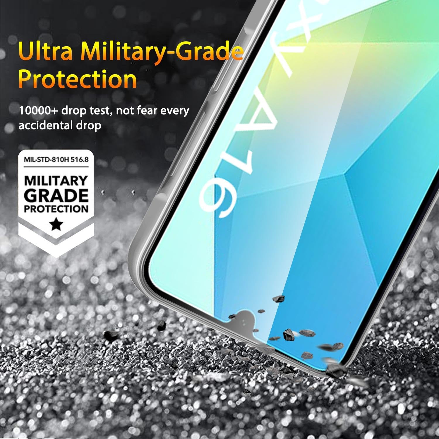 3 Pack Screen Protector for Samsung Galaxy A16 4G/5G + 3 Pack Camera Lens Pro…