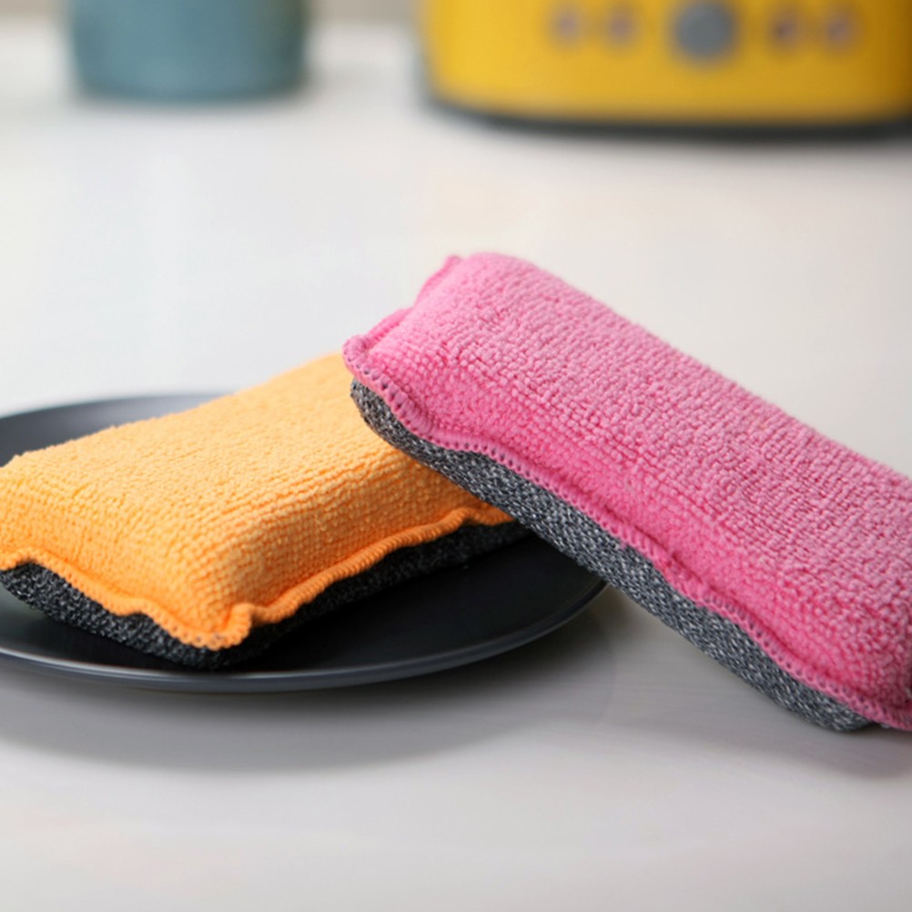 5Pcs Sponges for Dishwashing Rich Bubbles Easy Grip for Home Kitchen Use