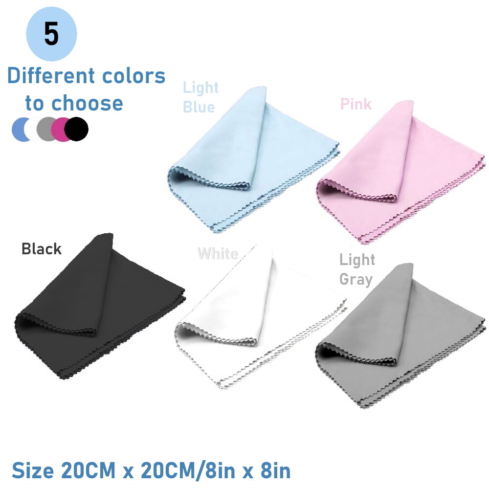 Large size Microfiber Cleaning Cloth 20x20CM(8x8inch )for TV Screens Lens Phone
