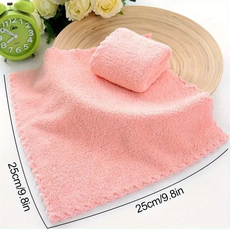 40pcs, Random Color, Multi-purpose Microfiber Cleaning Towels