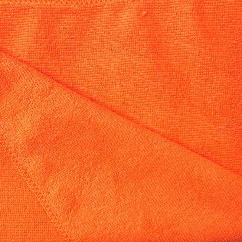 240 Pcs/CTN Microfiber Cleaning Cloth Towel No-Scratch 16×16” Orange